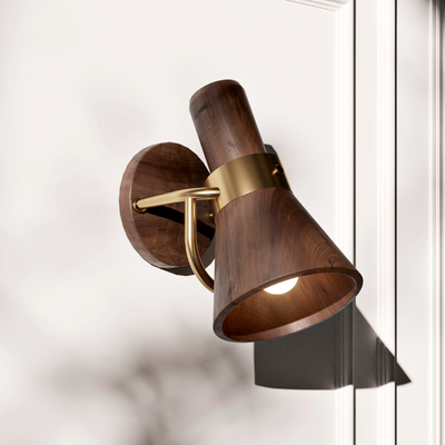 Plafonniers - Humphry Wall Lamp Handmade by Wood Tailors Club - WOOD TAILORS CLUB