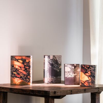 Table lamps - Koen Van Guijze - MARBLE BOOKS - Lamp - BELGIUM IS DESIGN
