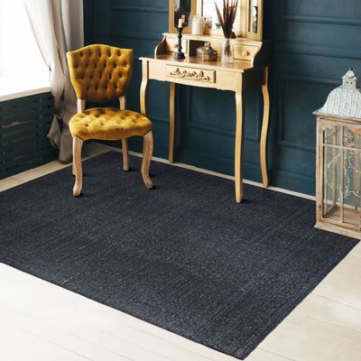 Tapis - TAPIS NUDE - Tapis en laine et coton bleu gris 120x170 - ALECTO
