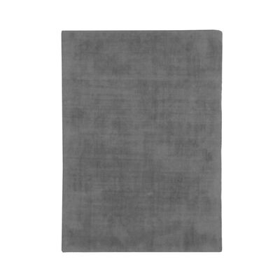 Tapis - TAPIS SANTAL - Tapis aspect velours gris 120x170 - ALECTO