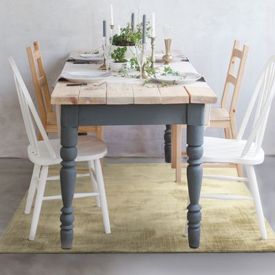 Rugs - SANTAL RUG - Natural ecru velvet effect rug 120x170 - ALECTO