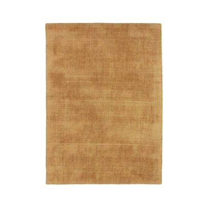 Tapis - TAPIS SANTAL - Tapis aspect velours ocre 120x170 - ALECTO