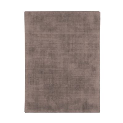Tapis - TAPIS SANTAL - Tapis aspect velours taupe 160x230 - ALECTO