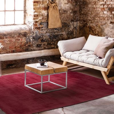 Rugs - SANTAL RUG - Burgundy velvet effect rug 160x230 - ALECTO