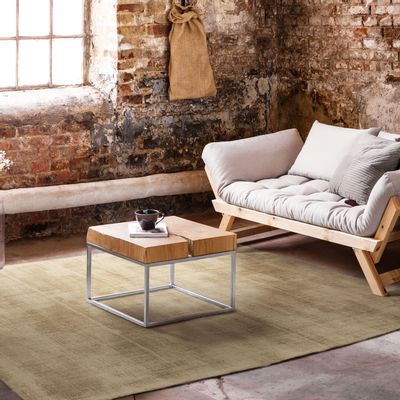 Tapis - TAPIS SANTAL - Tapis aspect velours écru naturel 160x230 - ALECTO