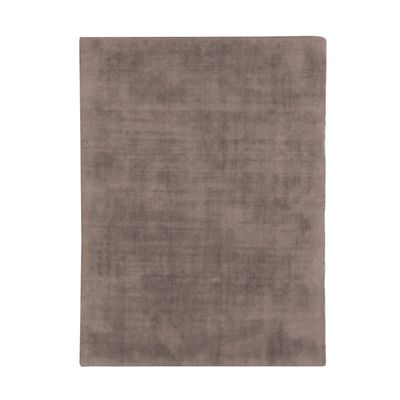Rugs - SANTAL RUG - Mole grey velvet effect rug 190x290 - ALECTO