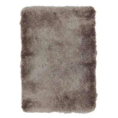Tapis - TAPIS TOOSOFT - Tapis poils longs extra-doux taupe 120x170 - ALECTO