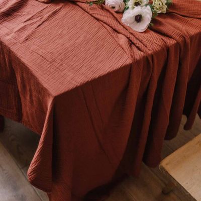 Table linen - Double gauze cotton tablecloth - LES PENSIONNAIRES