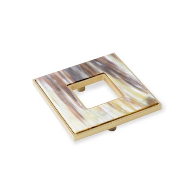 Doorknobs - Square Handle | Natural Horn - ZANCHI 1952