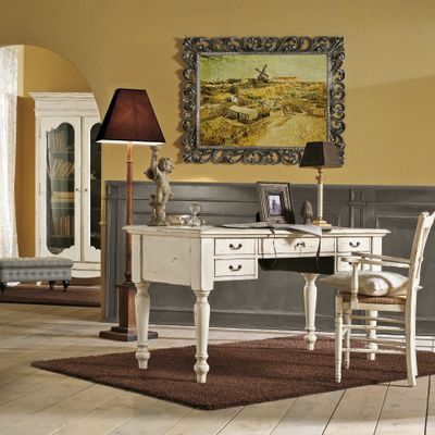 Writing desks - PR620 - Writing desk with 5 drawers. - INTERIORS ITALIA