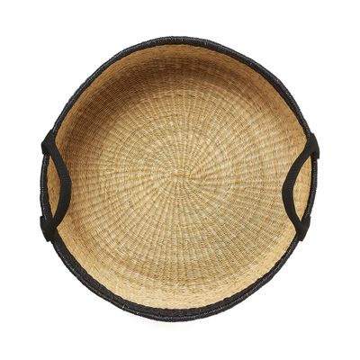 Decorative objects - CARRY BASKET - Natural - Black HDL - MUUÑ
