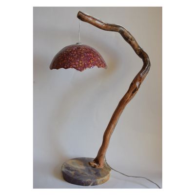 Table lamps - Lamp “Natura” - magenta - TODINI SCULTURE