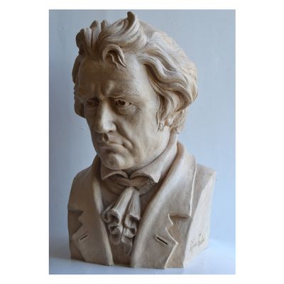Sculptures, statuettes and miniatures - Bust of Ludwig van Beethoven. - TODINI SCULTURE