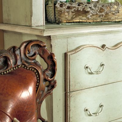 Chests of drawers - PR805 - French Provincial chest of drawers and bookcase. - INTERIORS ITALIA