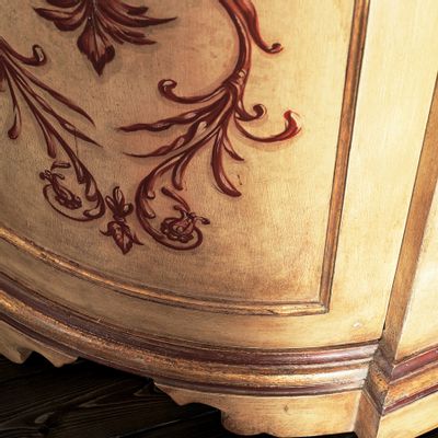 Wardrobe - Lacquered and Hand-painted corner cupboard - INTERIORS ITALIA