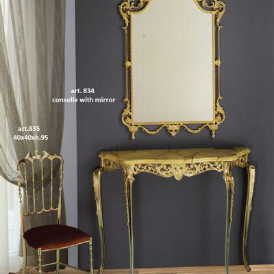 Miroirs - MIRRORS avec cadre en plaqué bronze  - OLYMPUS BRASS