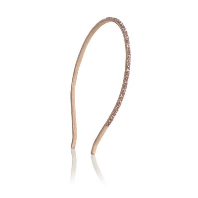 Headbands - ALIZÉE fine leather & Swarovski® crystal headband. - VALÉRIE VALENTINE