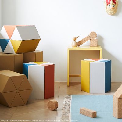 Children's tables and chairs - Riki Stool - Papermade, Lightweight, Assembly stool - METROCS