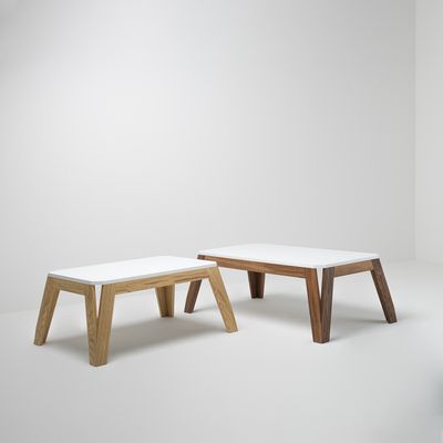 Coffee tables - MeliMélo coffee table in wood and resin - DELAVELLE