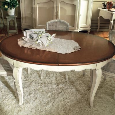 Tables Salle à Manger - Tables de salle à manger provinciales françaises avec plateau extensible ou fixe - INTERIORS ITALIA