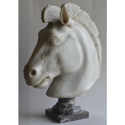 Sculptures, statuettes and miniatures - Marble Horse Head - TODINI SCULTURE
