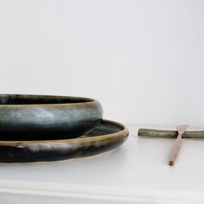 Formal plates - HANDMADE STONEWARE TABLEWARE SET _ CIRCE - MAISON GALA