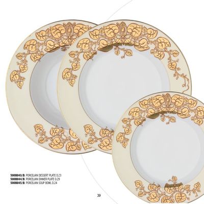 Assiettes de réception - 500B043-500B045 - IBIAGI