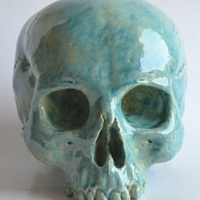 Sculptures, statuettes and miniatures - Ceramic Skull - TODINI SCULTURE