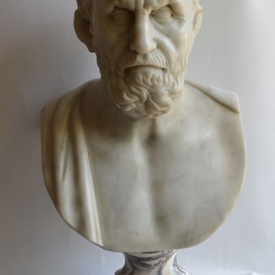 Sculptures, statuettes and miniatures - Bust of Hippocrates - TODINI SCULTURE