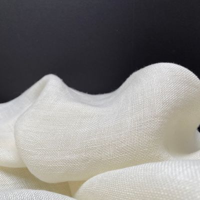 Fabrics - Stephanie Plain White Overwashed - DELTRACON BV