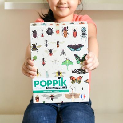 Jeux enfants - Puzzle éducatif 500 pièces - INSECTES - POPPIK