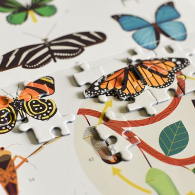 Jeux enfants - Puzzle éducatif 500 pièces - INSECTES - POPPIK - BAYARD JEUNESSE