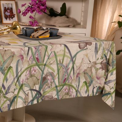 Linge de table textile - ORCHIDEA TABLECLOTH 100% LINEN - NENCIONI CASA  -  TELENE