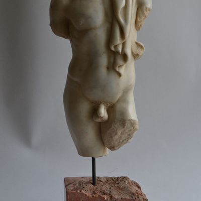 Sculptures, statuettes and miniatures - Male torso with drape - TODINI SCULTURE