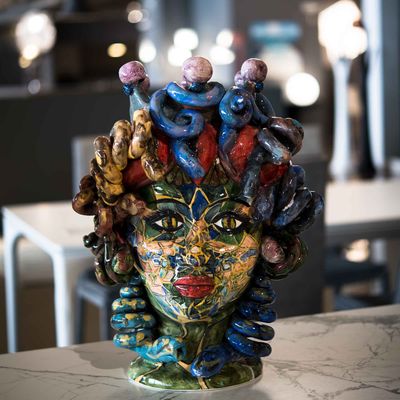 Céramique - Objet décoratif en céramique méduse - ARTEFICE ATELIER