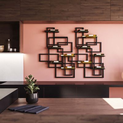 Accessoires pour le vin - Caos wall-mounted wine holder - DAMIANO LATINI