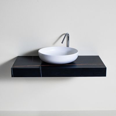 Lave-mains - Plateau et lavabos salle de bain. - POLLINI HOME