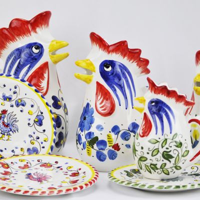 Wine accessories - Galletto | Hand Painted  | Made in Italy - ARCUCCI CERAMICS