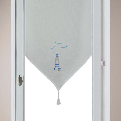 Rideaux et voilages - Vitrage Brodé Phare - IPC DECO DELL'ARTE