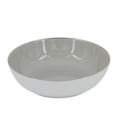 Formal plates - Calotte plate pearl grey (Sous le Soleil) - LEGLE