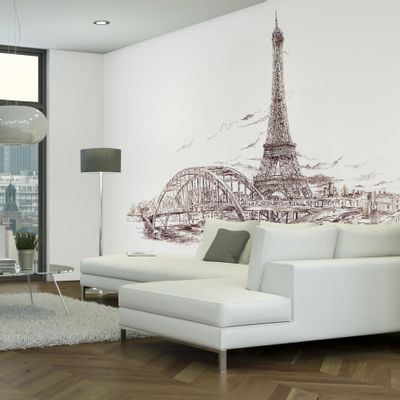 Wallpaper - Paris Eiffel Tower Wallpaper - INCREATION