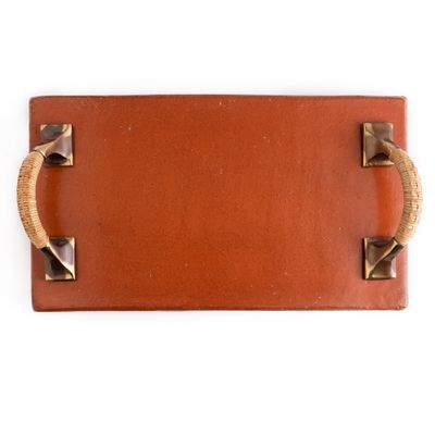 Services - Terracotta tray - THEA DESIGN