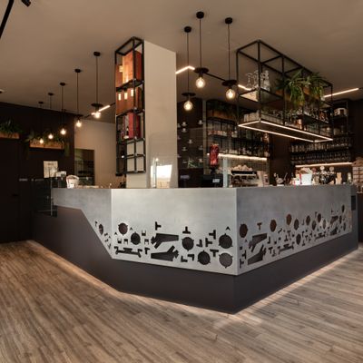 Quincaillerie d'art revêtement - Ferronnerie décorative Caffè della Rocchetta - NESTART SRL