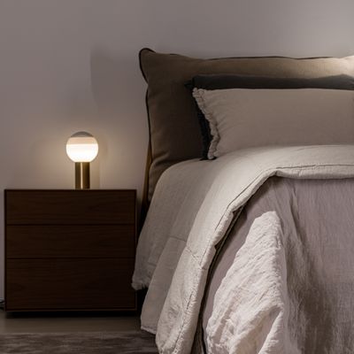 Bed linens - Housse de couette en lin et coton Stone-Castell - MIKMAX BARCELONA