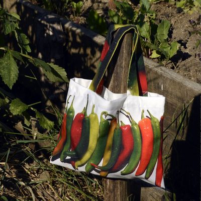 Sacs et cabas - Sac de course - Sac à Piments - MARON BOUILLIE