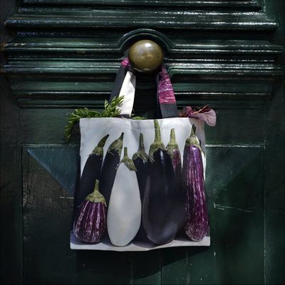 Bags and totes - Vegetable bag - Eggplants bag - MARON BOUILLIE