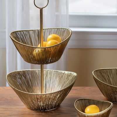 Decorative objects - Gold Rhythm Wire baskets - BE HOME