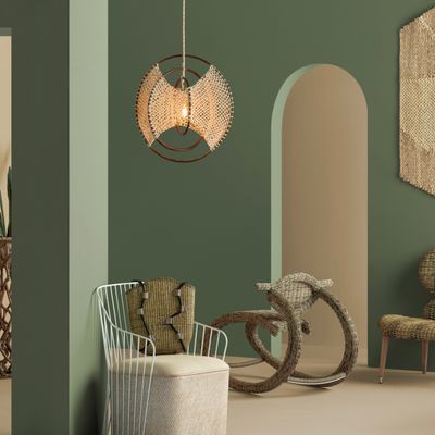 Design objects - HACIENDA CRAFTS Layag Hanging Lamp - DESIGN PHILIPPINES HOME