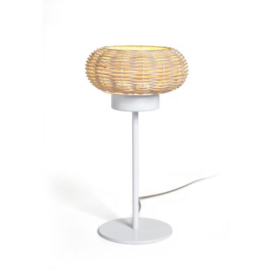 Table lamps - NIUET natural wicker table lamp - LUXCAMBRA