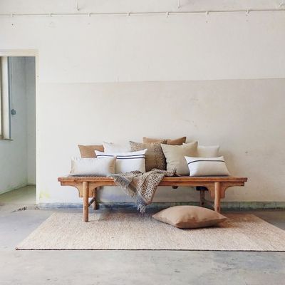 Contemporary carpets - Beautiful Natural Hemp Rug - ML FABRICS